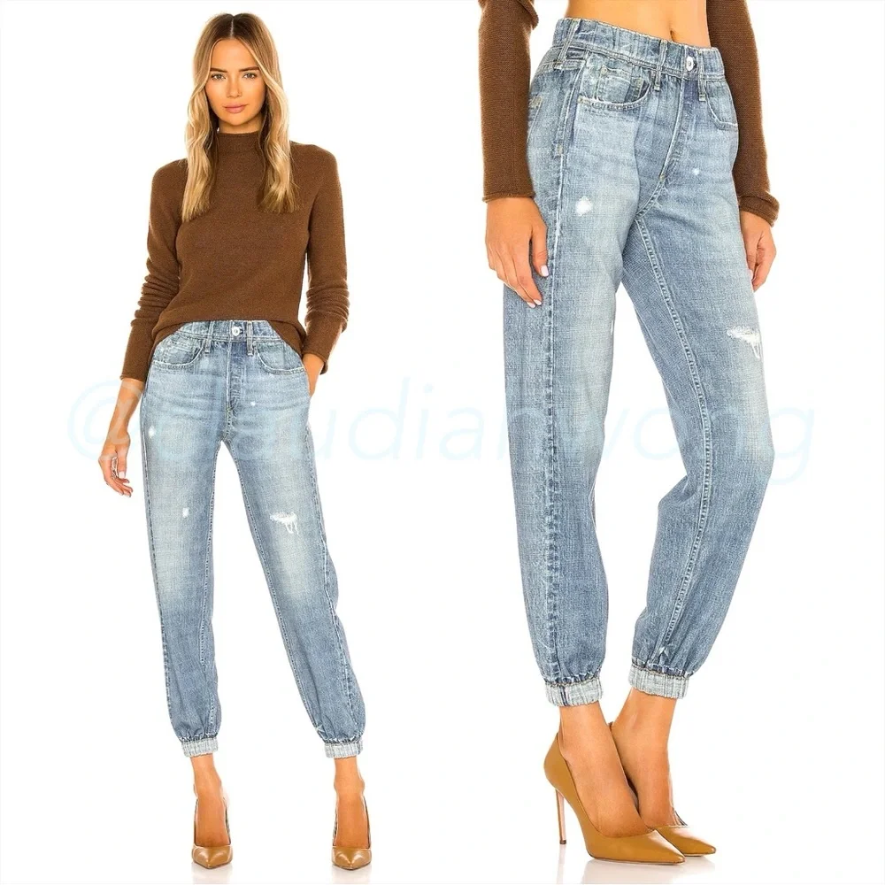 RAG & BONE Miramar Relaxed Jogger in Glasshill